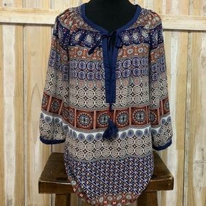 🌻 Anthropologist Daniel Rainn Blouse Size Medium